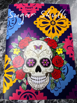 Sugar Skulls colouring book